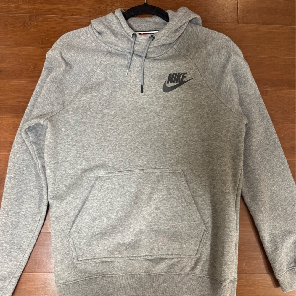 Nike Heather Gray Pullover Hoodie